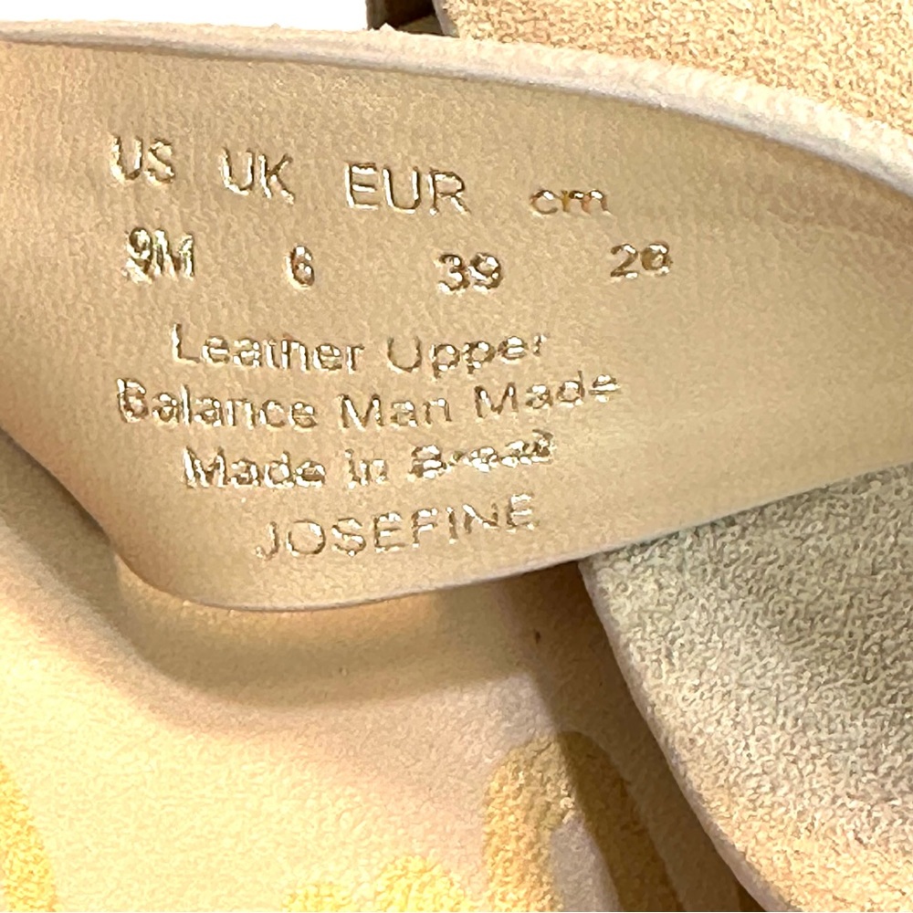 SAM EDELMAN JOSEFINE PLATFORM HEELED SANDAL Color: Camel Suede Size: 9 NEW - Picture 12 of 12